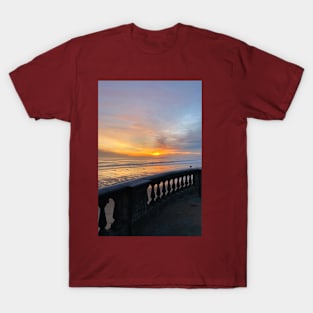 Sunrise over the Balustrade - Portrait T-Shirt